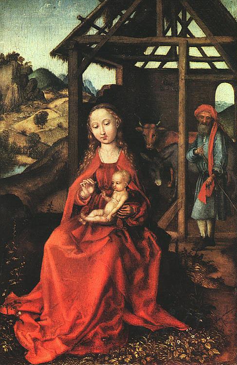 Martin Schongauer Nativity Norge oil painting art